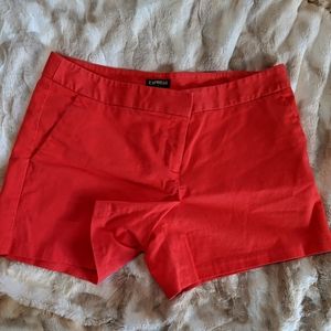 Bright coral Express shorts